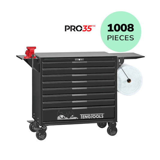 TengTools 37" PRO35™ Mechanics tool kit - 1008 pieces