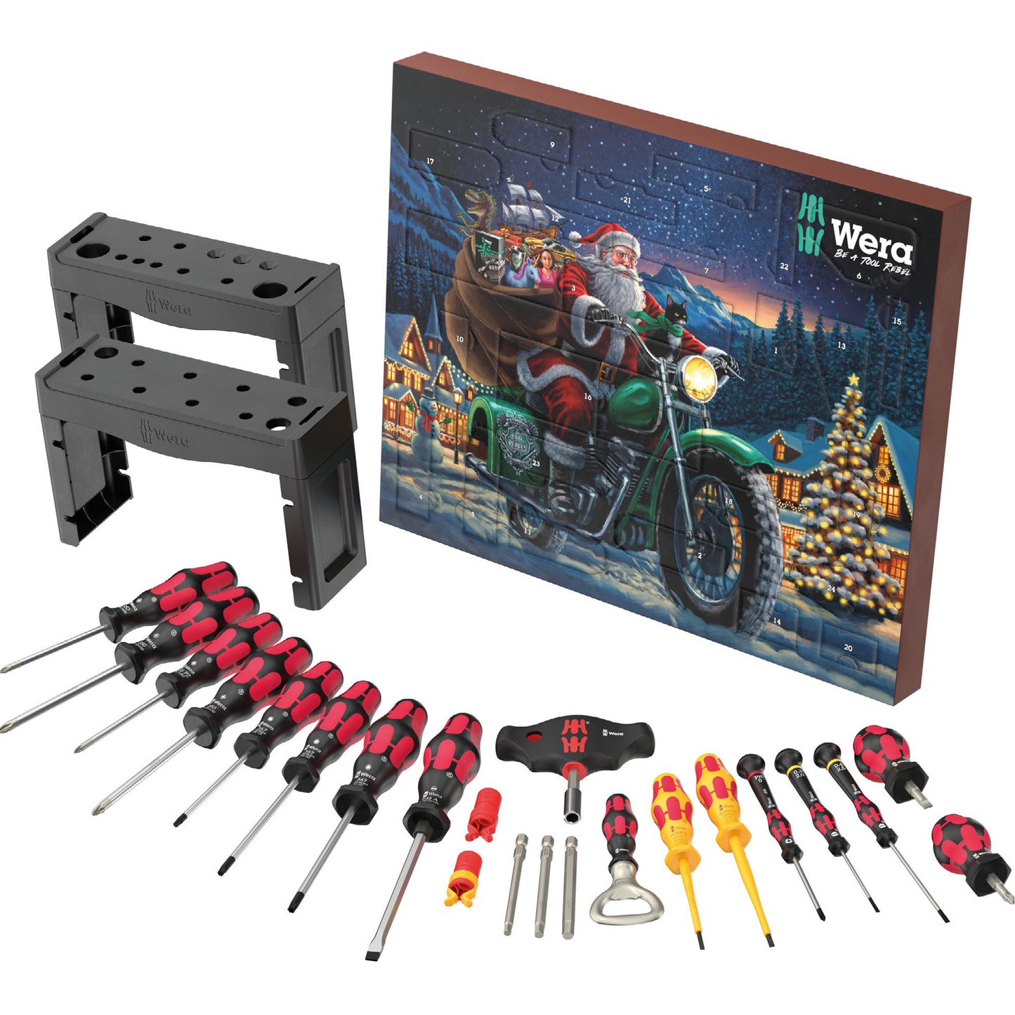 Wera Tools Advent Calendar 2025 Box and spread of tools